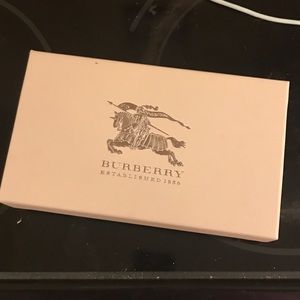 Burberry box and dust bag